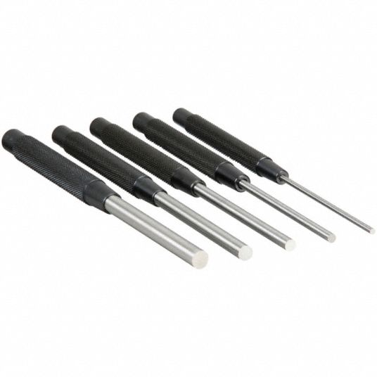 910888-9 Westward Drive Pin Punch Set: 3/32 in_1/8 in_5/32 in_3/16