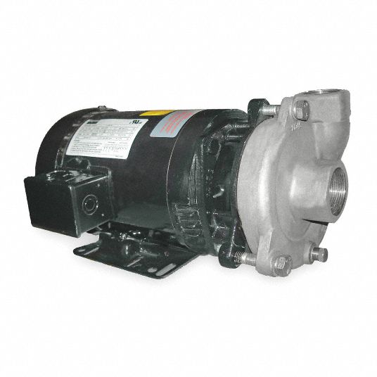 DAYTON 208 to 240/480V AC Totally Enclosed Fan-Cooled Centrifugal Pump ...