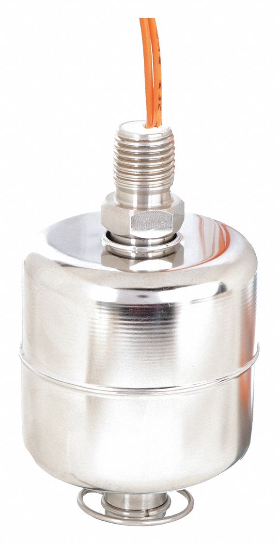 CLOSED LIQUID LEVEL SWITCH, SELECTABLE, SPST, 316 STAINLESS STEEL