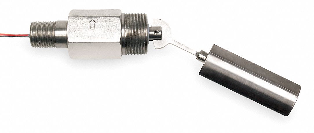 ALTERNATOR CLOSED LIQUID LEVEL SWITCH, SELECTABLE, SPDT, 304 STAINLESS STEEL