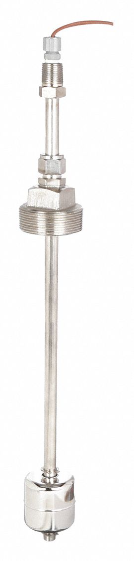 Alternator Closed Liquid Level Switch: Selectable, SPST, Stainless Steel