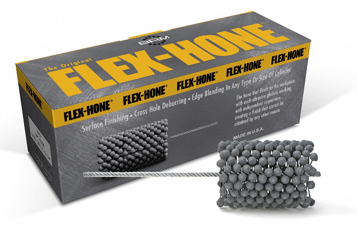 FLEX-HONE TOOL GBD41212 Flexible Cyl Hone,BoreDia4-1/2in,120Grit 