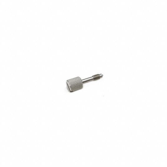 8-32 Thread Size, 1 1/16 in Lg, Knurled Head Captive Panel Screws