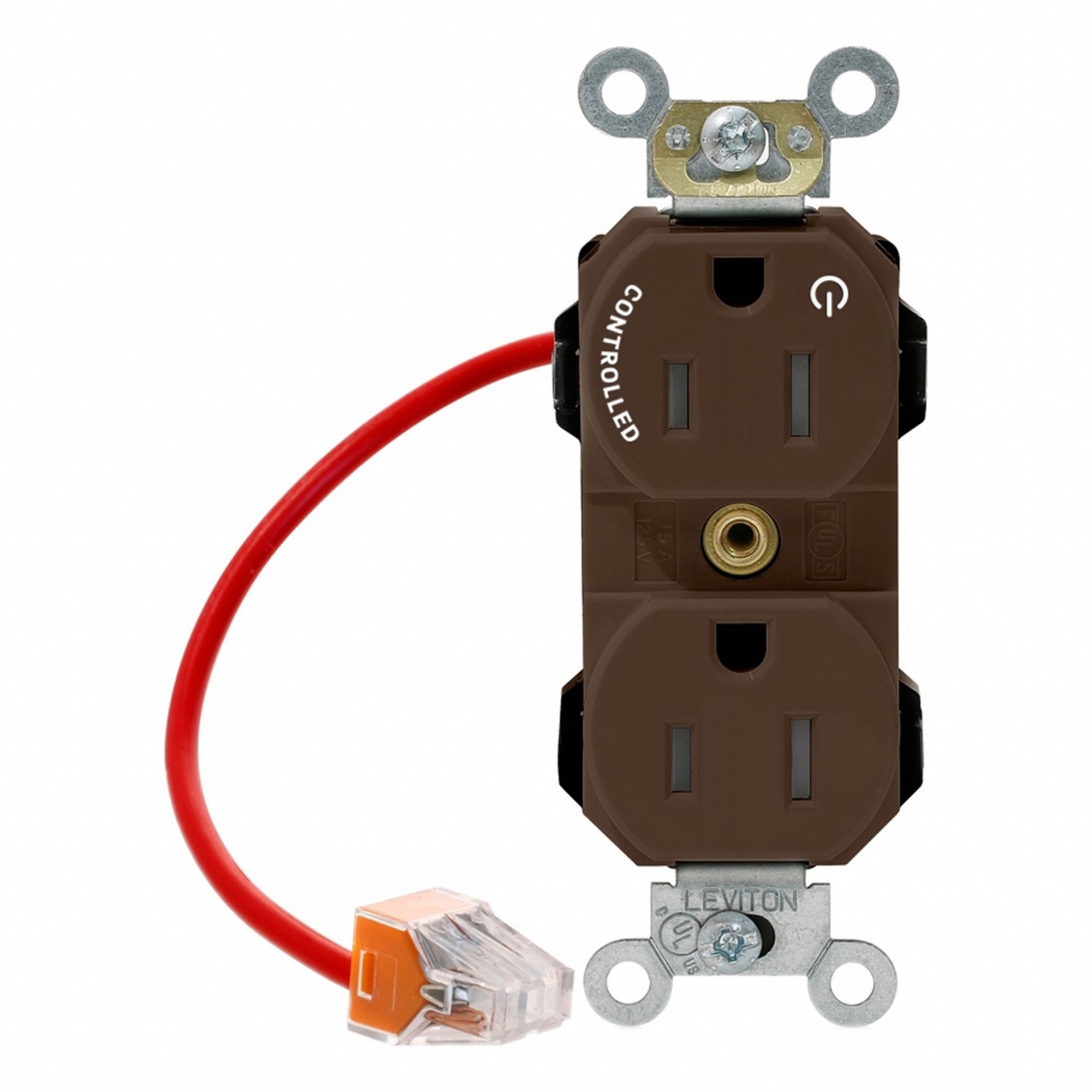 Lev-Lok 15A 125V 1MCtrl Self-Gr Brn