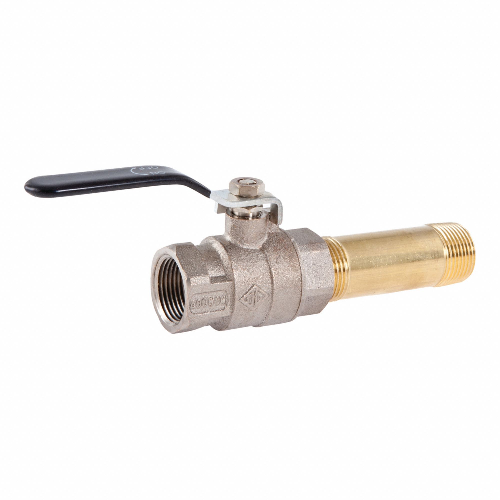 Test Cock: Test Cock, 1/2 in Connection Size - Side 1, NPT, Repair Part, Bronze