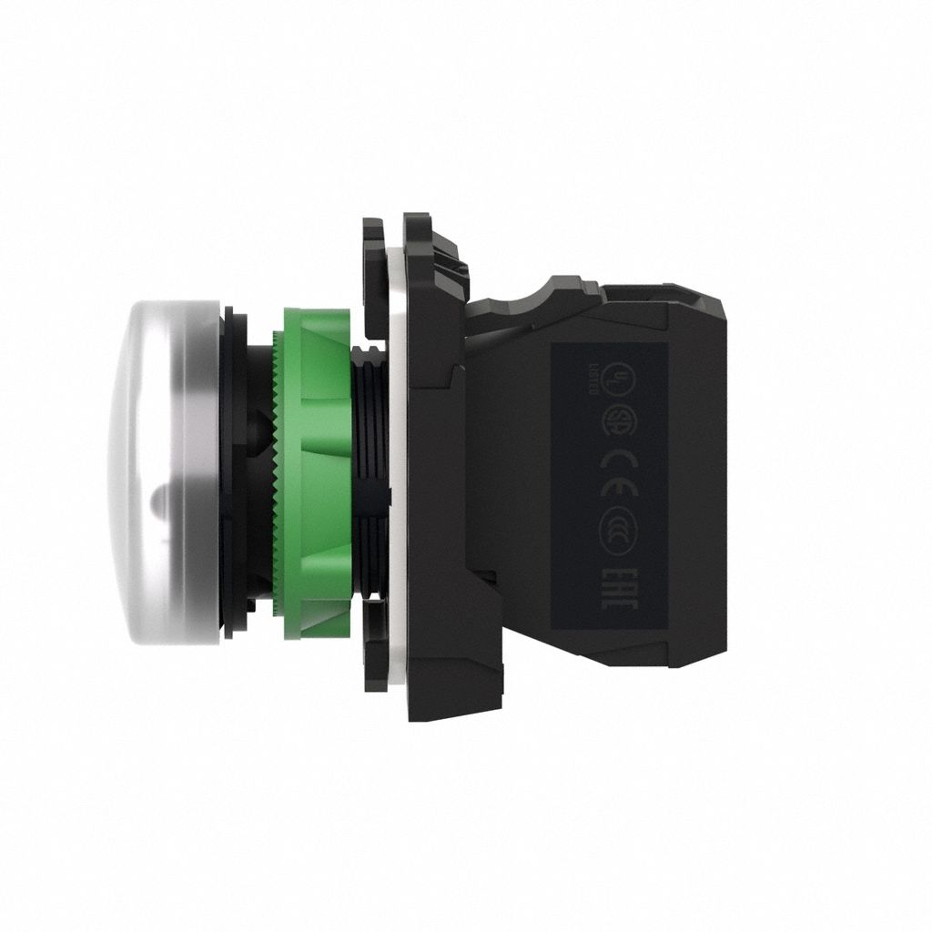 Pilot Light: 22 mm Panel Mounting Size, White, LED, XB5 Series