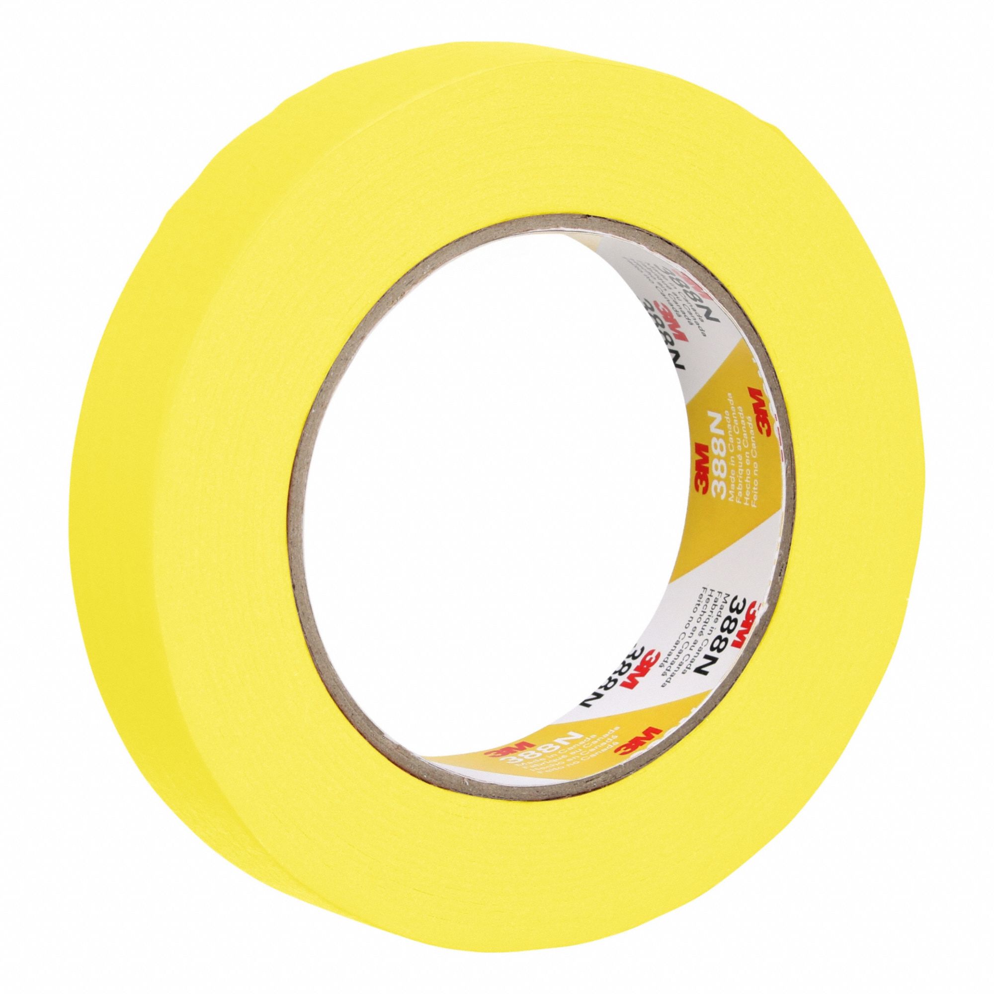 Masking Tape Yellow 60 yd L 1 in W