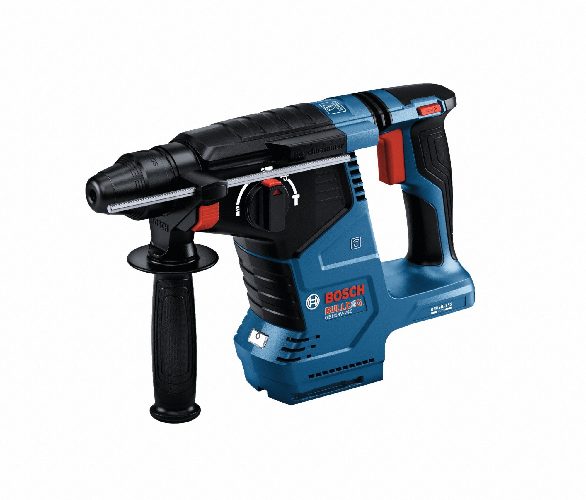Cordless Rotary Hammer: L-Shape, 18V DC, SDS-Plus, 2 5/8 in max, (1) Bare Tool, 1.8 ft-lb