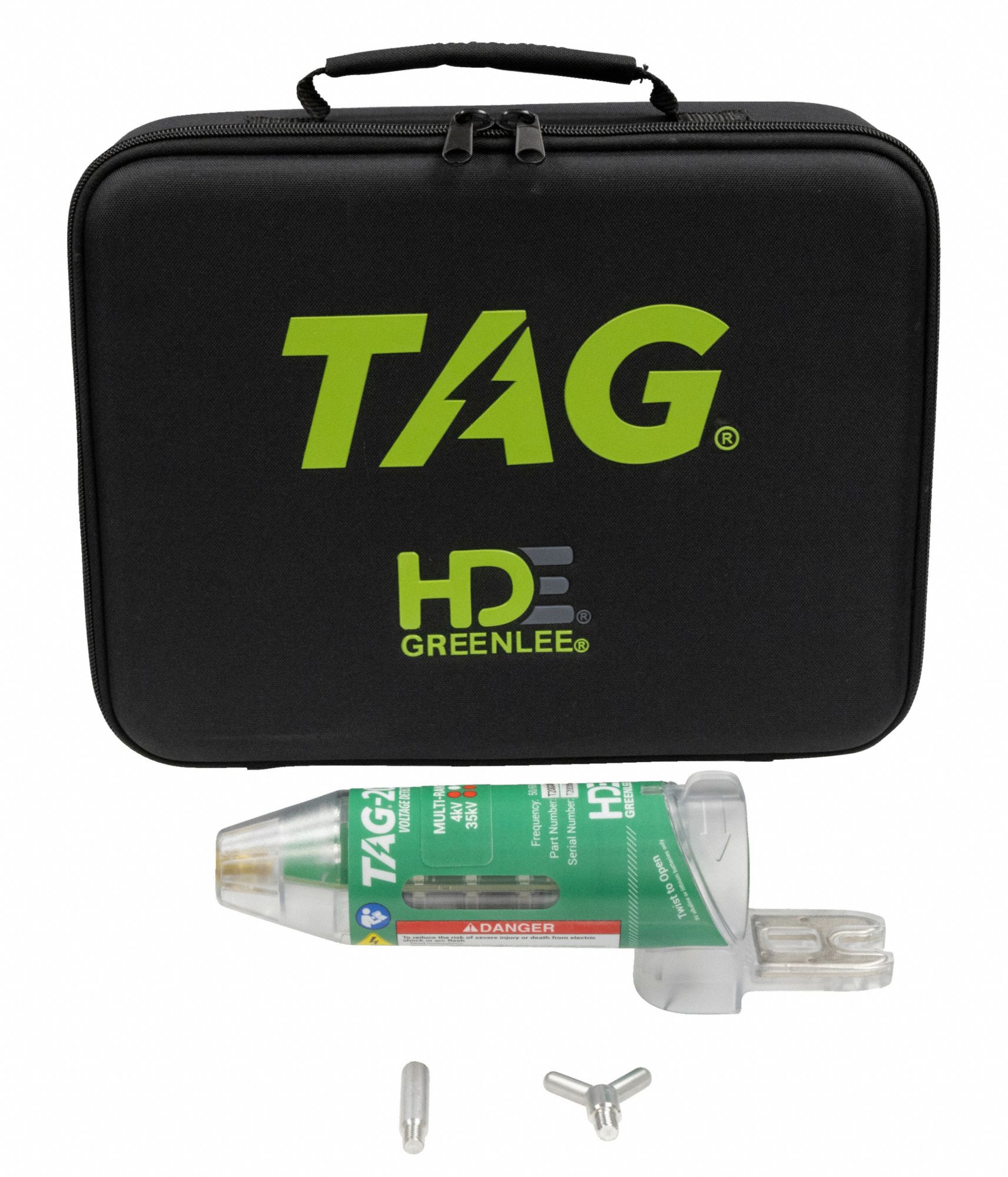 Hot Stick-Compatible High-Voltage Detector: 4 kV to 35 kV, 50 Hz/60 Hz, Audible/Light, AC Volt