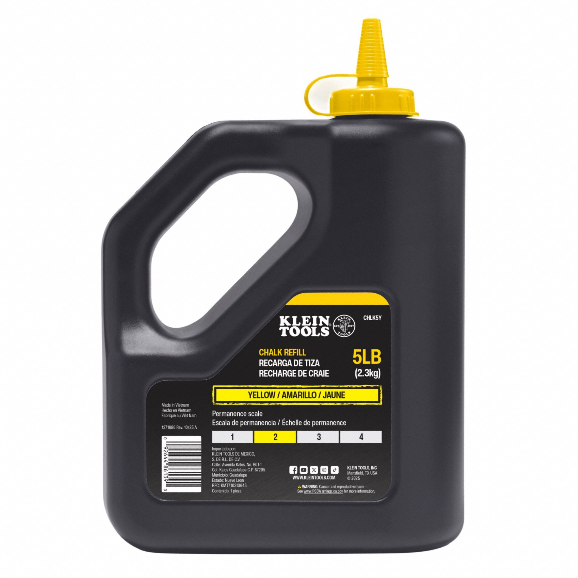 Chalk Refill Yellow 5-Pound