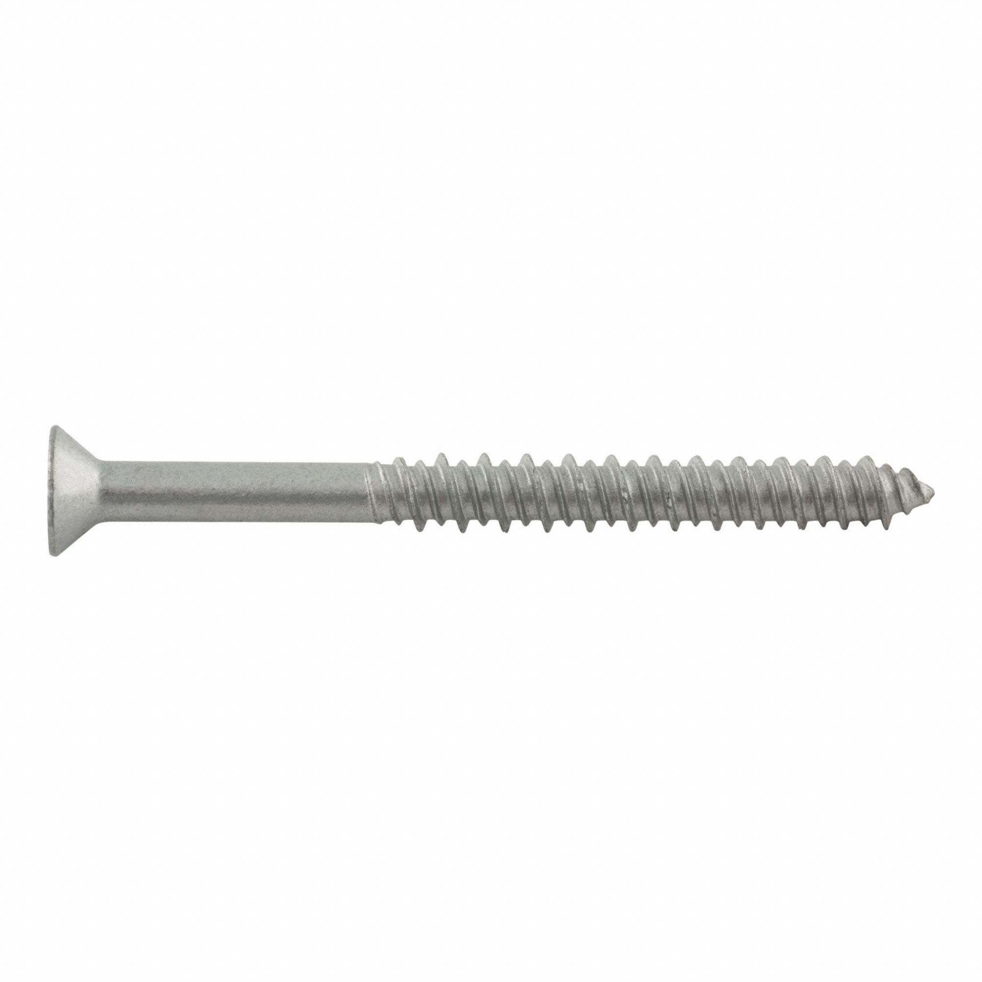 Concrete Anchor Screw: 2 1/4 in Overall Lg, 3/16 in Dia, Steel, Zinc-Plated, Torx, 1, 500 PK