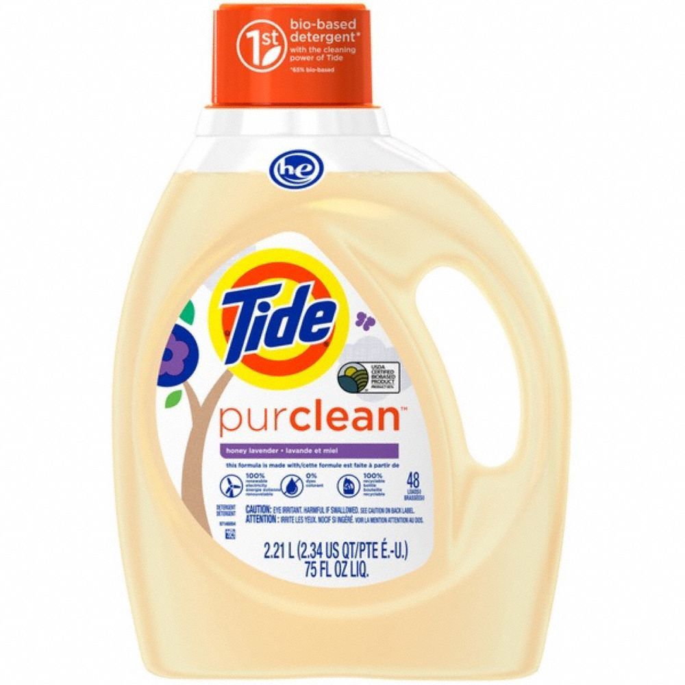 Laundry Detergent: Laundry Detergent, High Efficiency Compatibility, Jug, 63 oz, Liquid, 4 PK