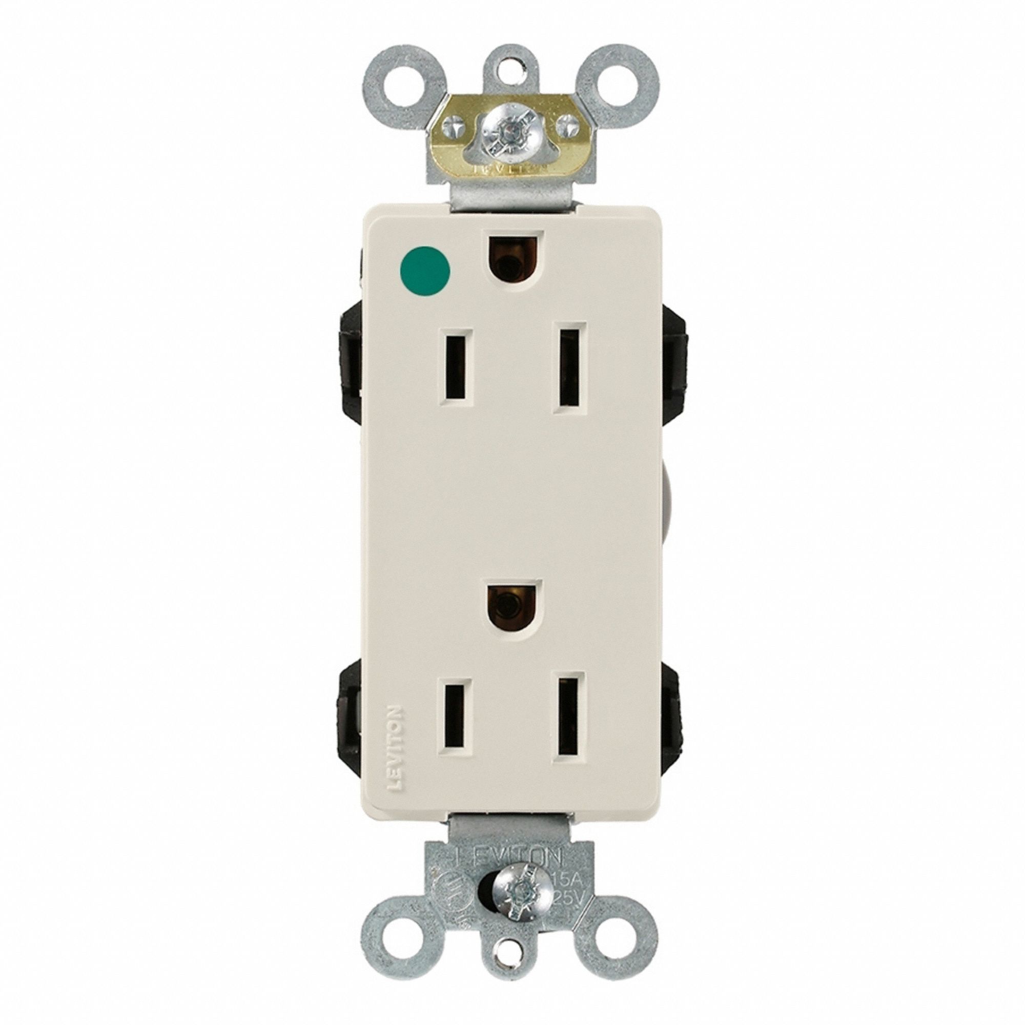 Lev-Lok Dup 15A 125V HG Self-Gr LtAl