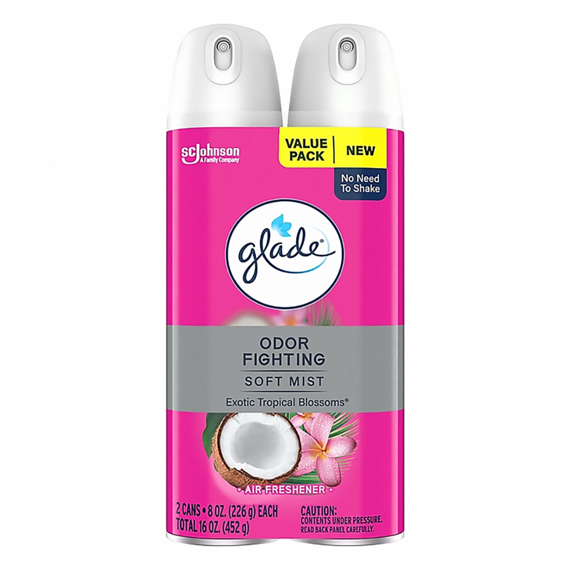 Air Freshener: Aerosol Spray Can, 8 oz Container Size, Liquid, Ready to Use, 6 PK