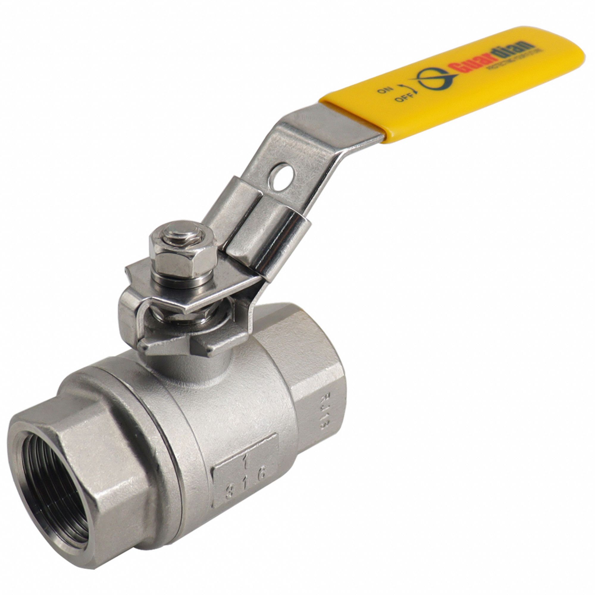 4 in, 316 Stainless Steel, Manual Two-Way Ball Valve - 796A92 ...