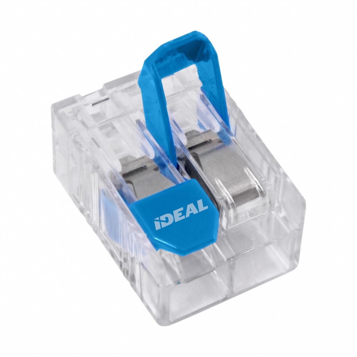 Lever Wire Connector: 3 Port, 22 AWG – 10 AWG Solid Wire Size Range, 30 A, 600 V