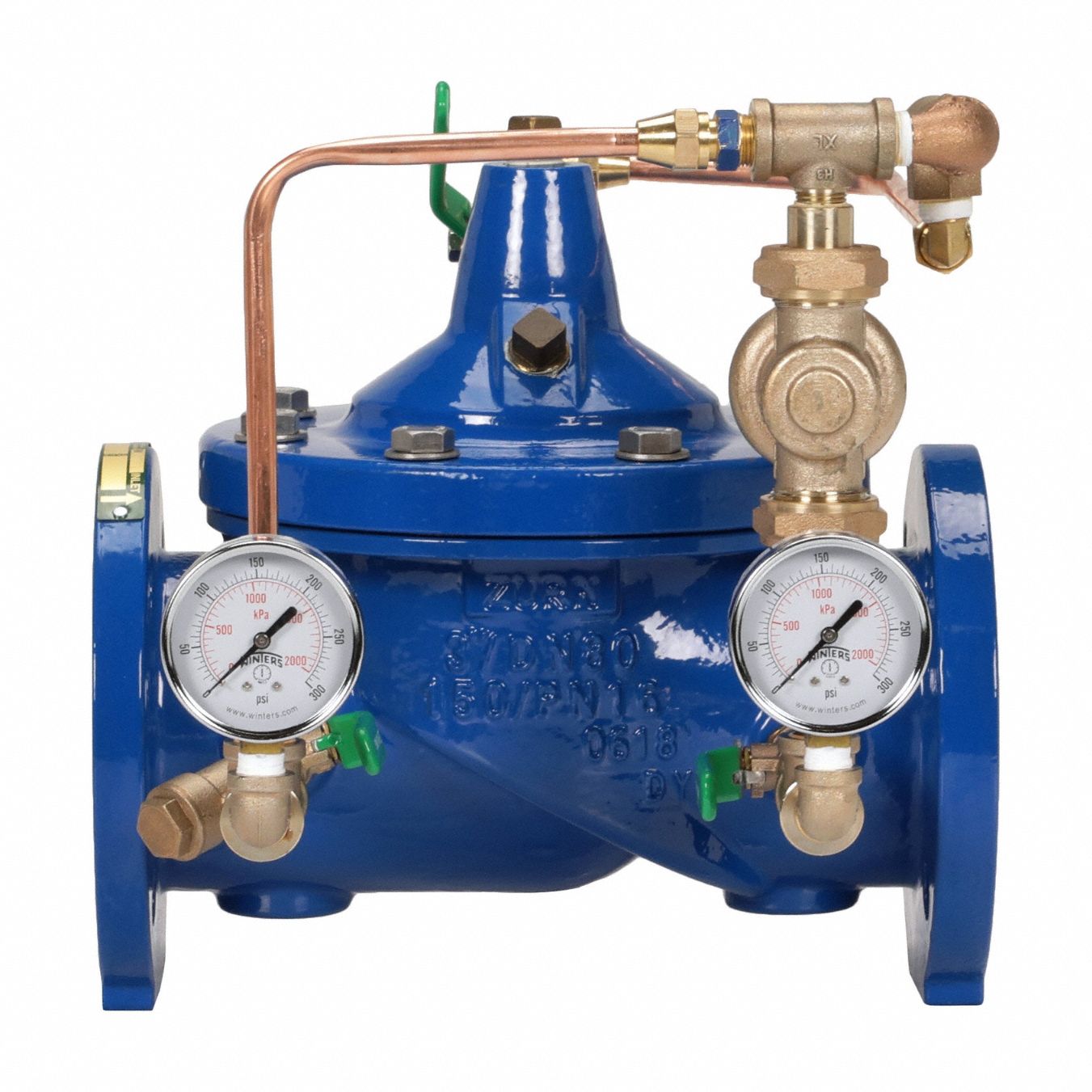 ZURN WILKINS, 3 in Nominal Pipe Size, Flanged, Automatic Control Valve