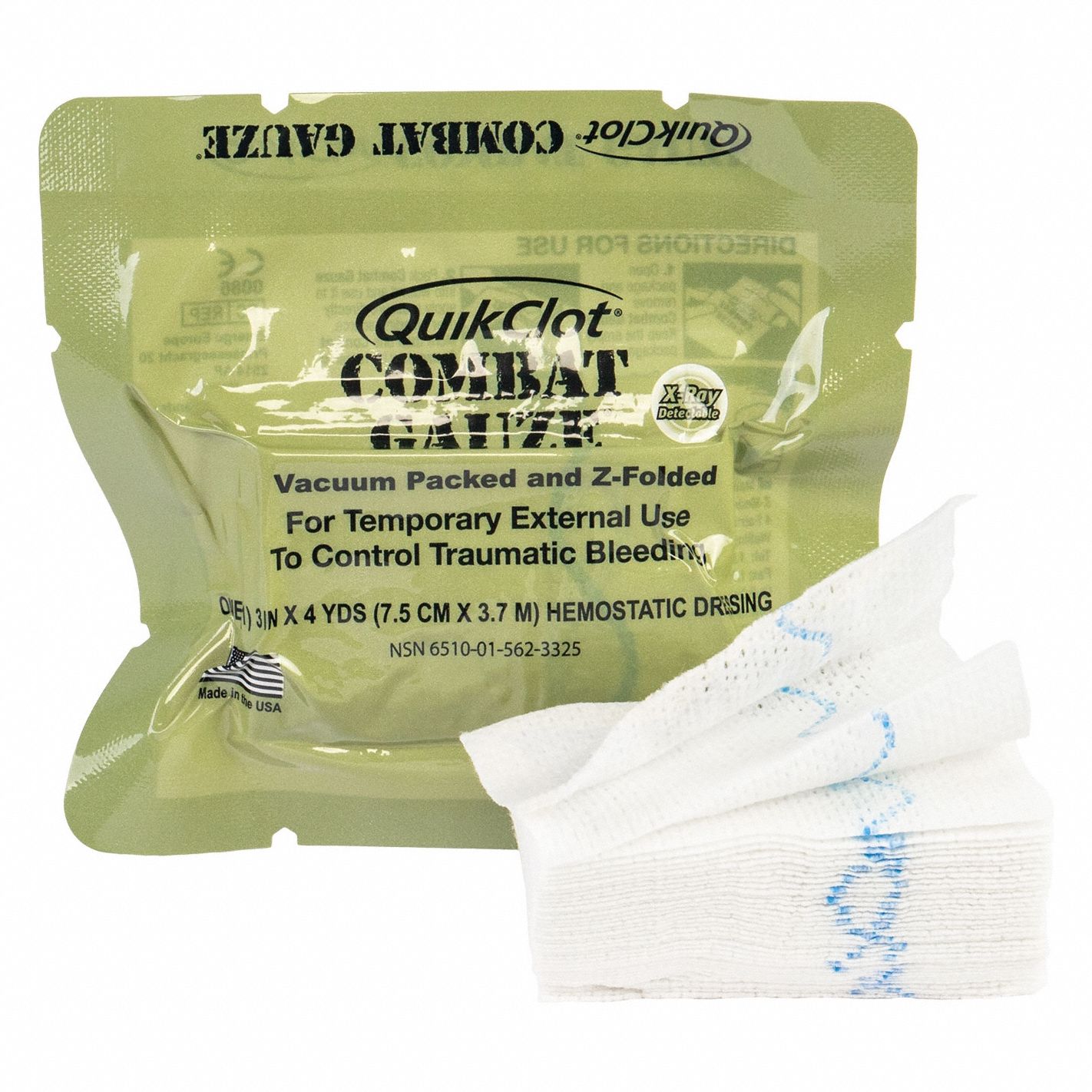 Combat Gauze: Dressing