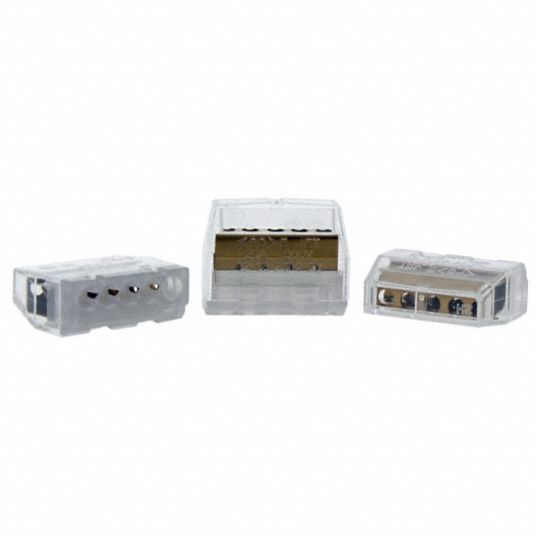 IDEAL, Gray, 5 Ports, Pushin Wire Connector 798HA330087J Grainger