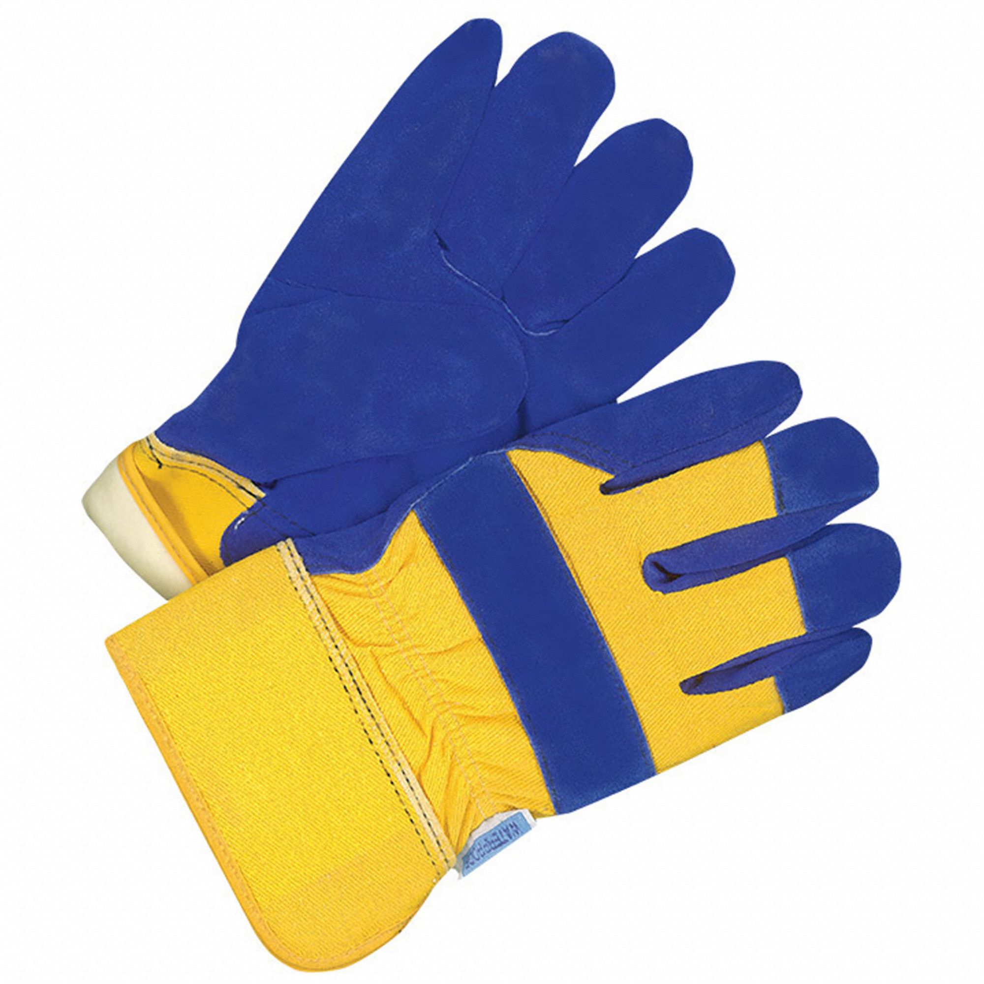 FITTER GLOVES, BLUE/GOLD, THINSULATE