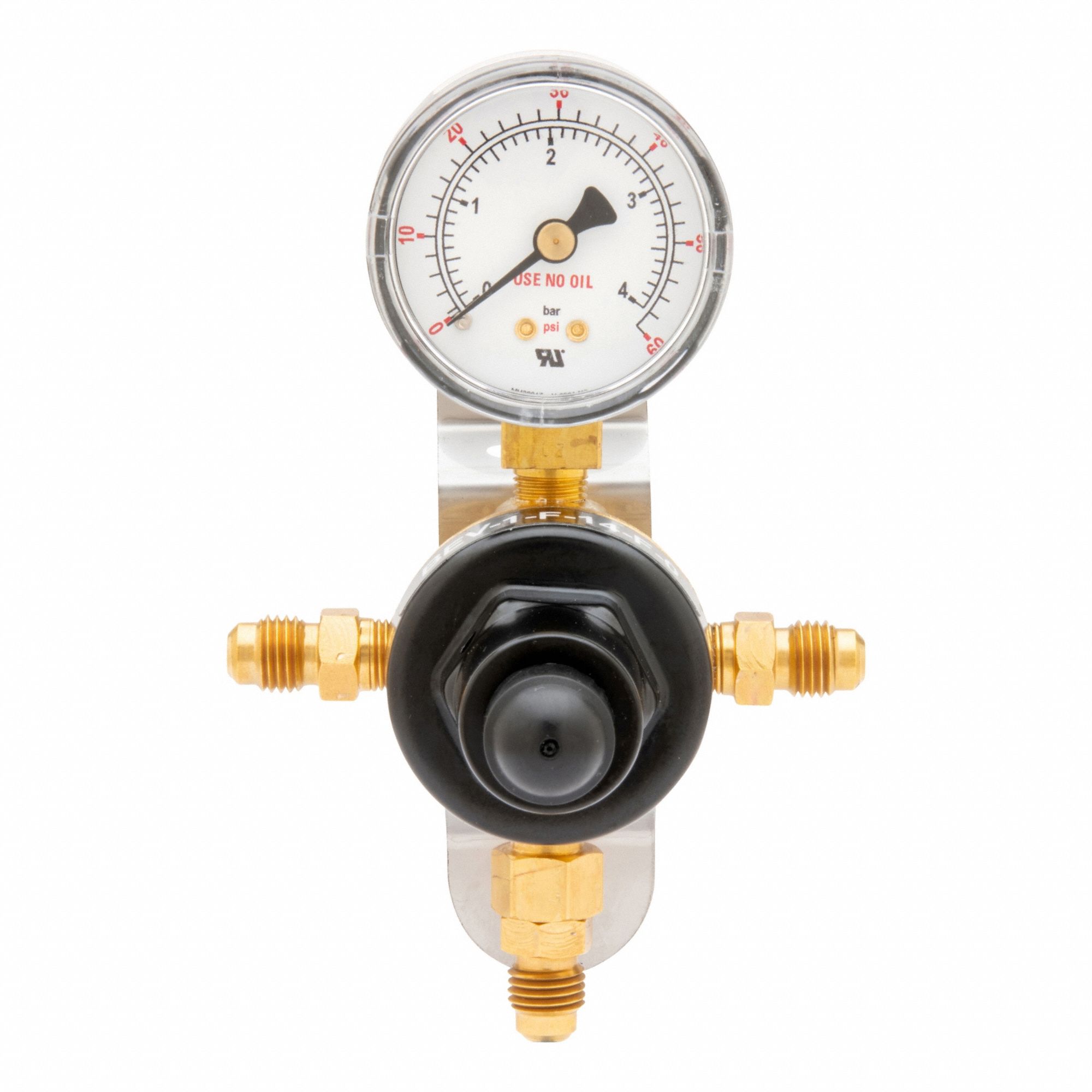 Beverage Gas Regulator: For Soda Beverage, For Carbon Dioxide/Nitrogen Mix Gas, 1 Regulators