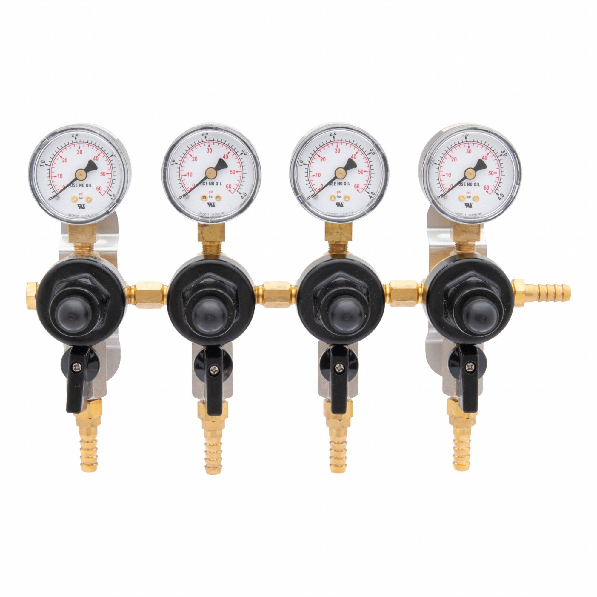 Beverage Gas Regulator: For Beer/Coffee/Wine Beverage, For Carbon Dioxide/Nitrogen Mix Gas