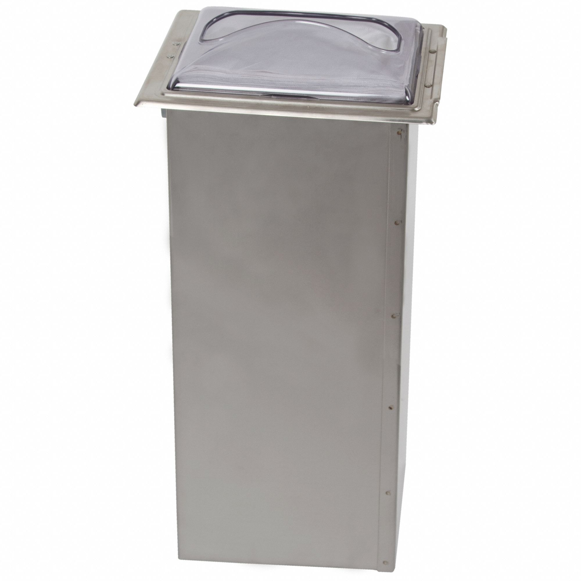 In-Counter Napkin Dispenser: Interfold, 19 5/8 in x 7 in x 5 1/2 in, In-Counter