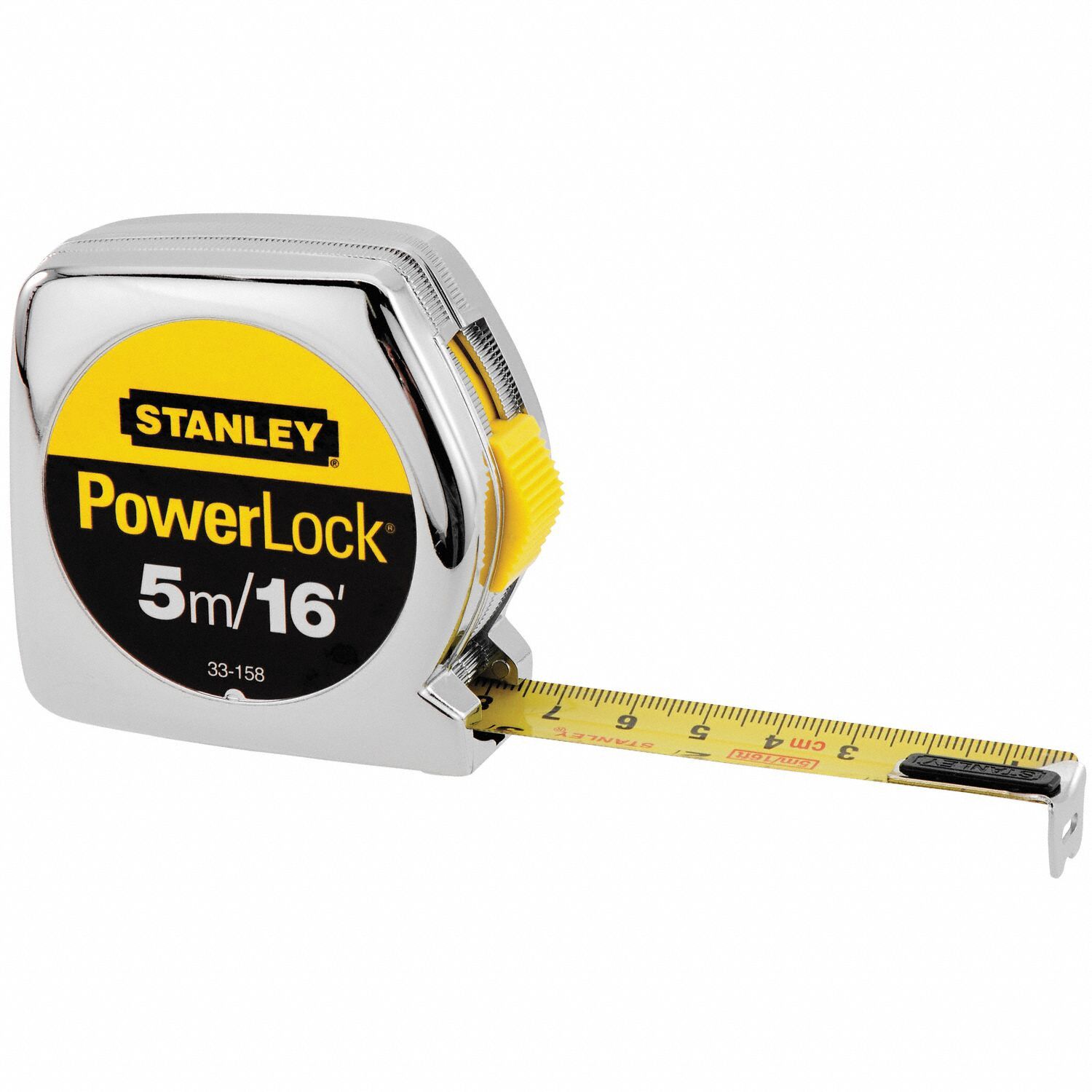 5 M Stanley Measuring Tapes, For Measurement, Size: 1.2 mm