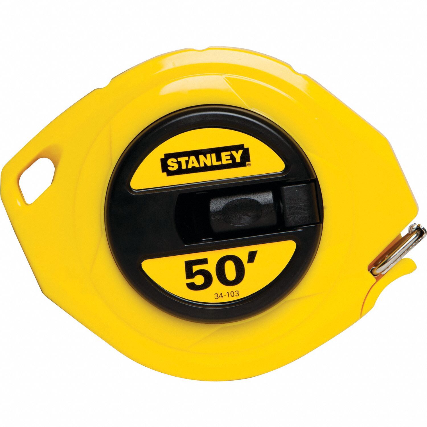 MSC Stanley 34-106 100' x 3/8 Yellow Blade Tape Measure 1/8 Graduation