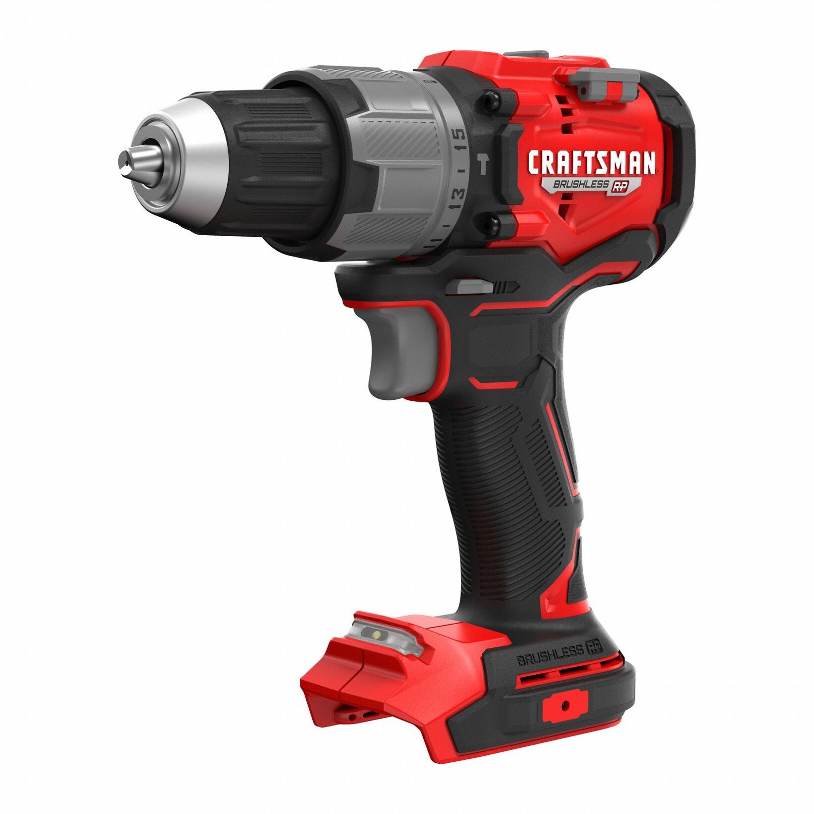 Hammer Drill: 20V DC, Compact, 1/2 in Chuck, 2 Speeds, 34, 000 bpm, Brushless Motor