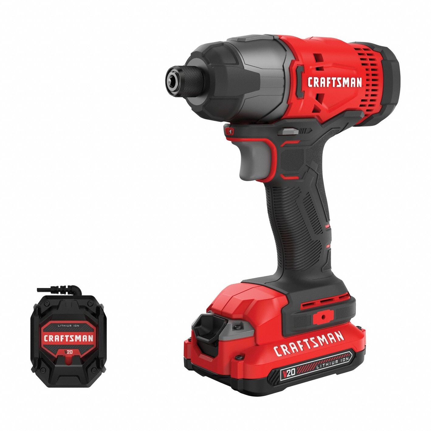 Cordless 1/4 Impact Driver Kit 20V