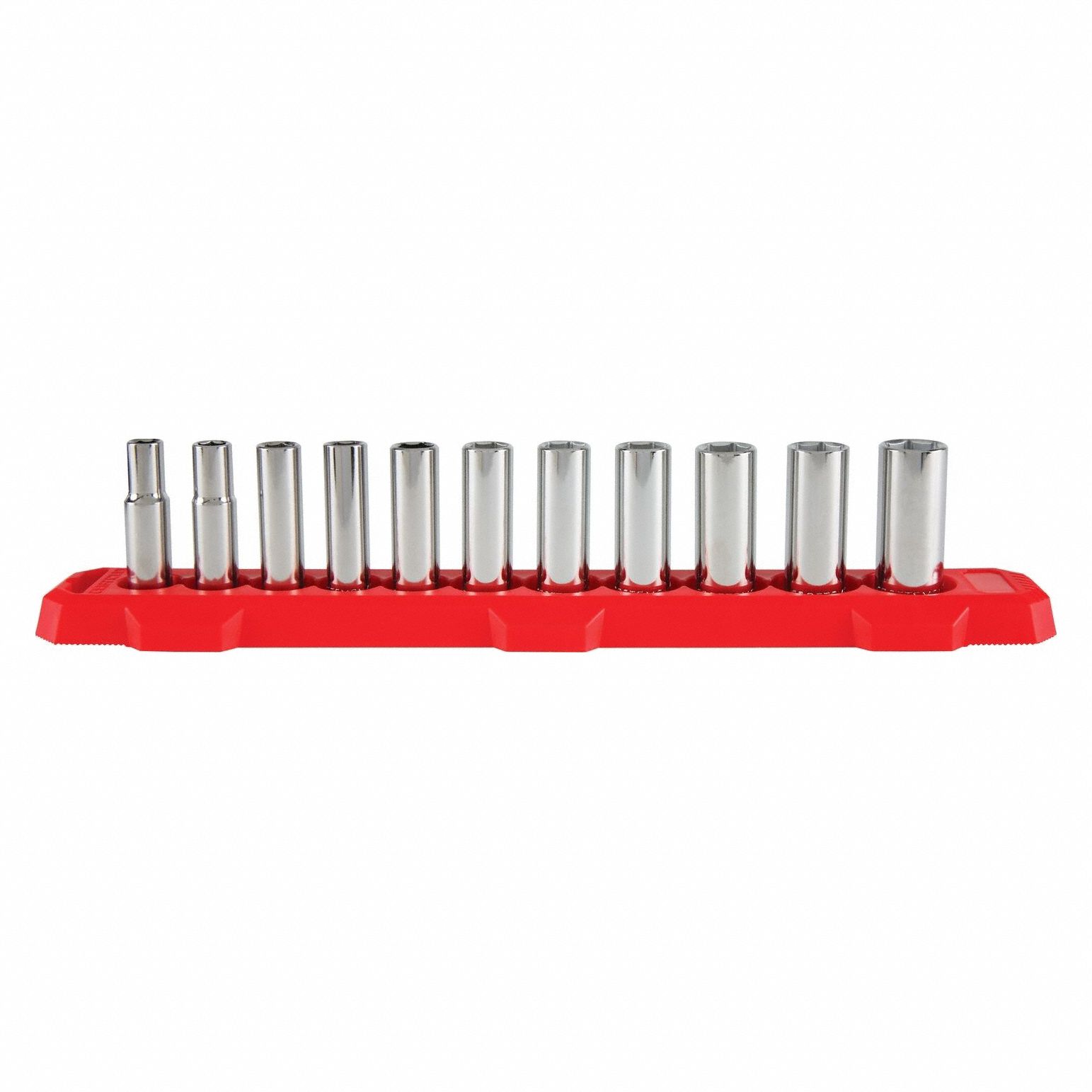Socket Set, 3/8" Drive, Metric, 11 pcs.