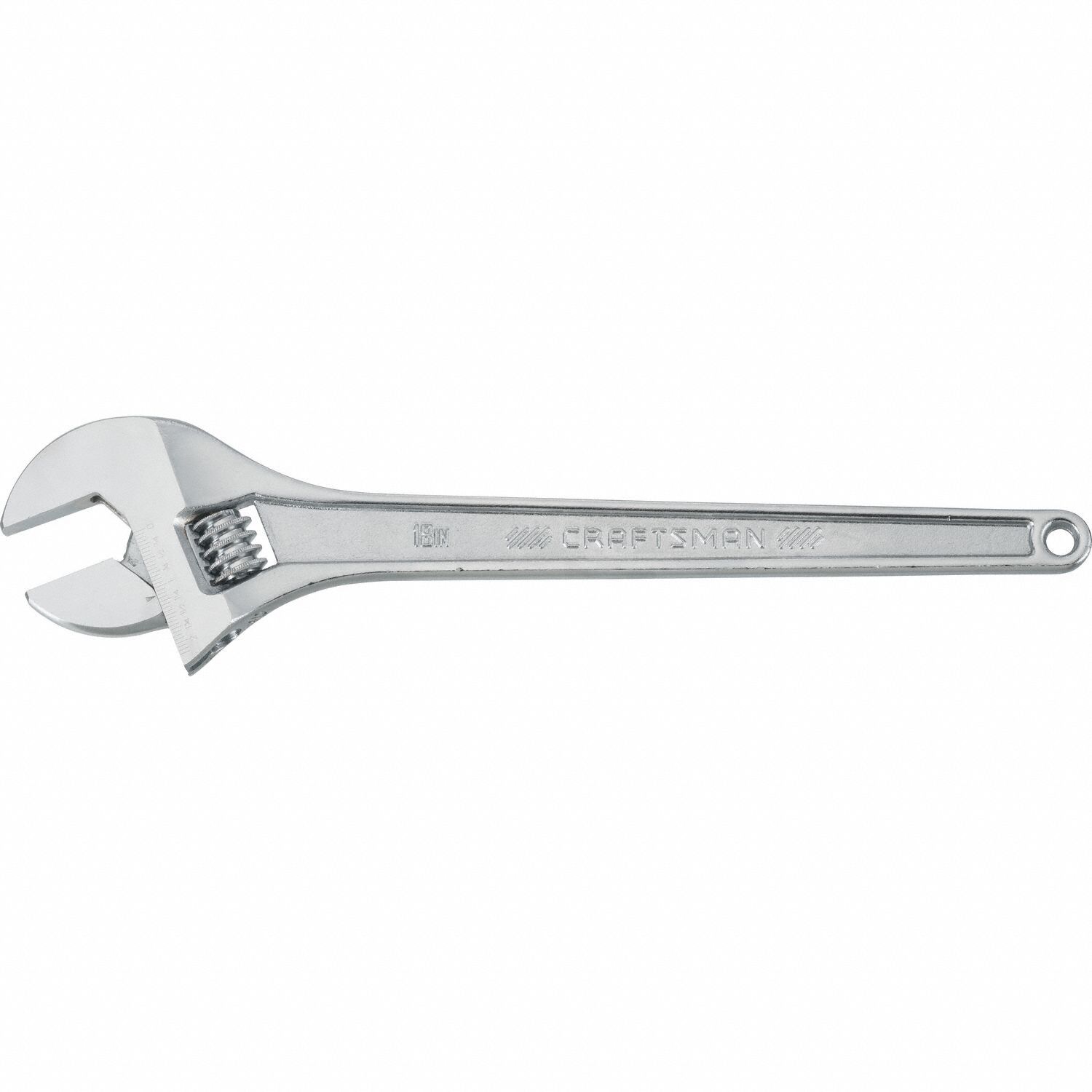 Adjustable Wrench, 2 7/32" Jaw Capacity