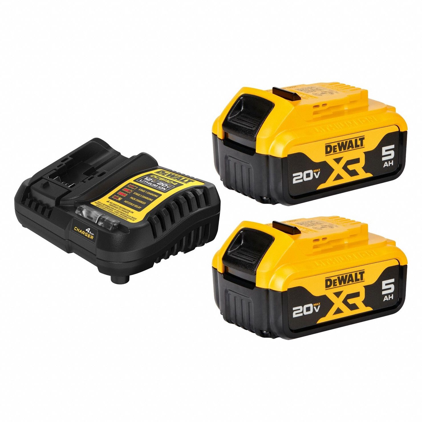 DEWALT®, 20V MAX, Battery - 822C67|DCB205-2C - Grainger