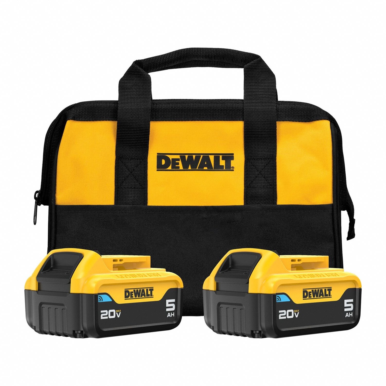 Battery Pack: 20V MAX*, 5 Ah, 2 Batteries Included, 20V DC, 2 PK