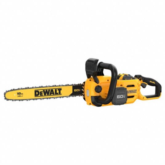 DEWALT 18 in Bar Lg Rear Handle Battery Powered Chainsaw Kit 801TN0 DCCS672X1 Grainger