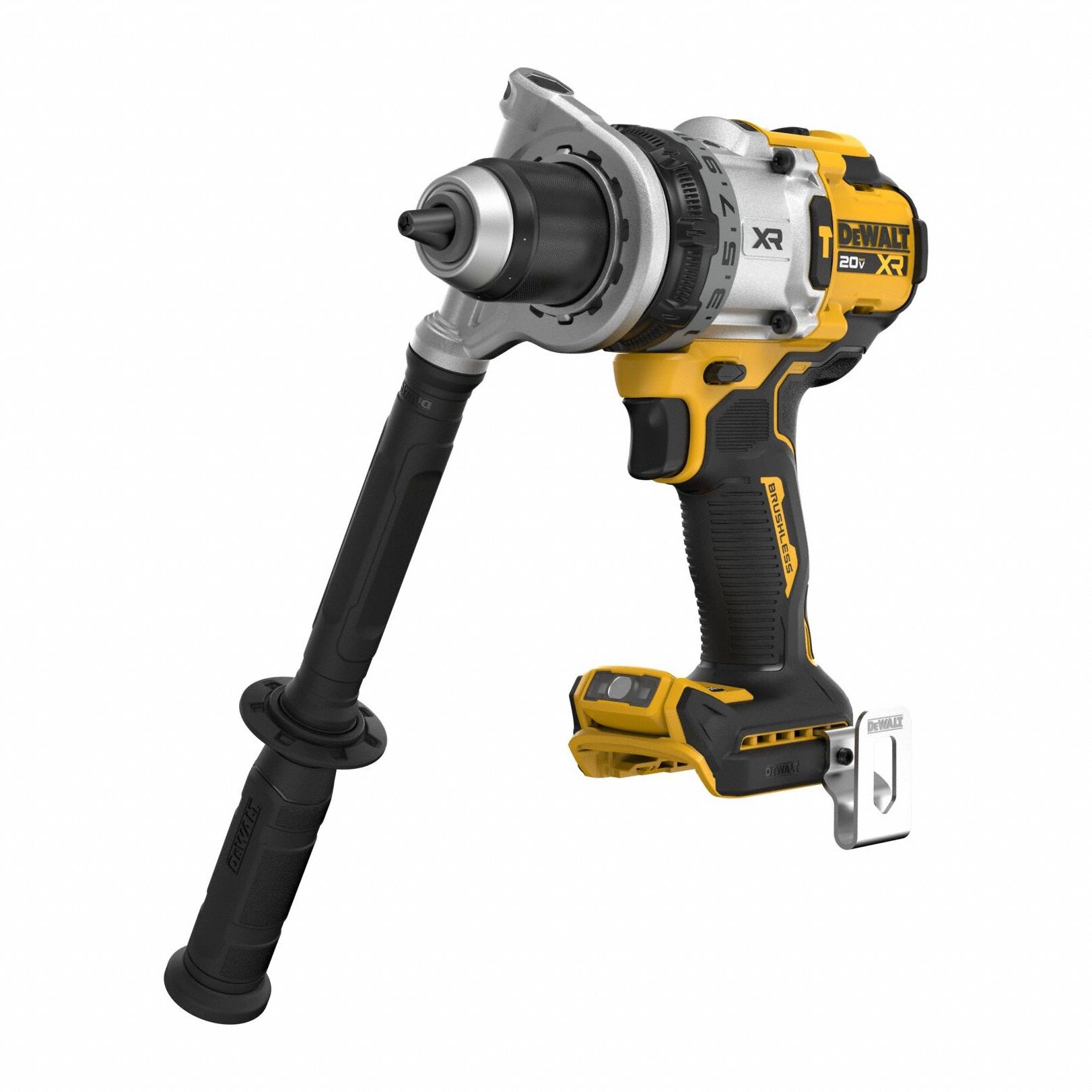 Hammer Drill: 20V DC, Premium, 1/2 in Chuck, 1/2 in Concrete Capacity, 3 Speeds, 1, 530 in-lb
