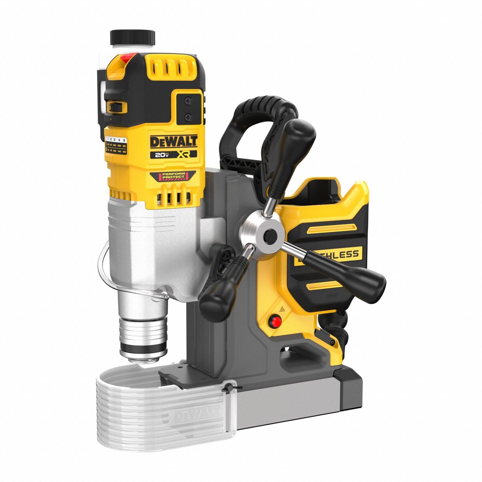 Magnetic Drill: Permanent Magnet, 130 RPM – 810 RPM, 2 in Drill Travel, Brushless Motor