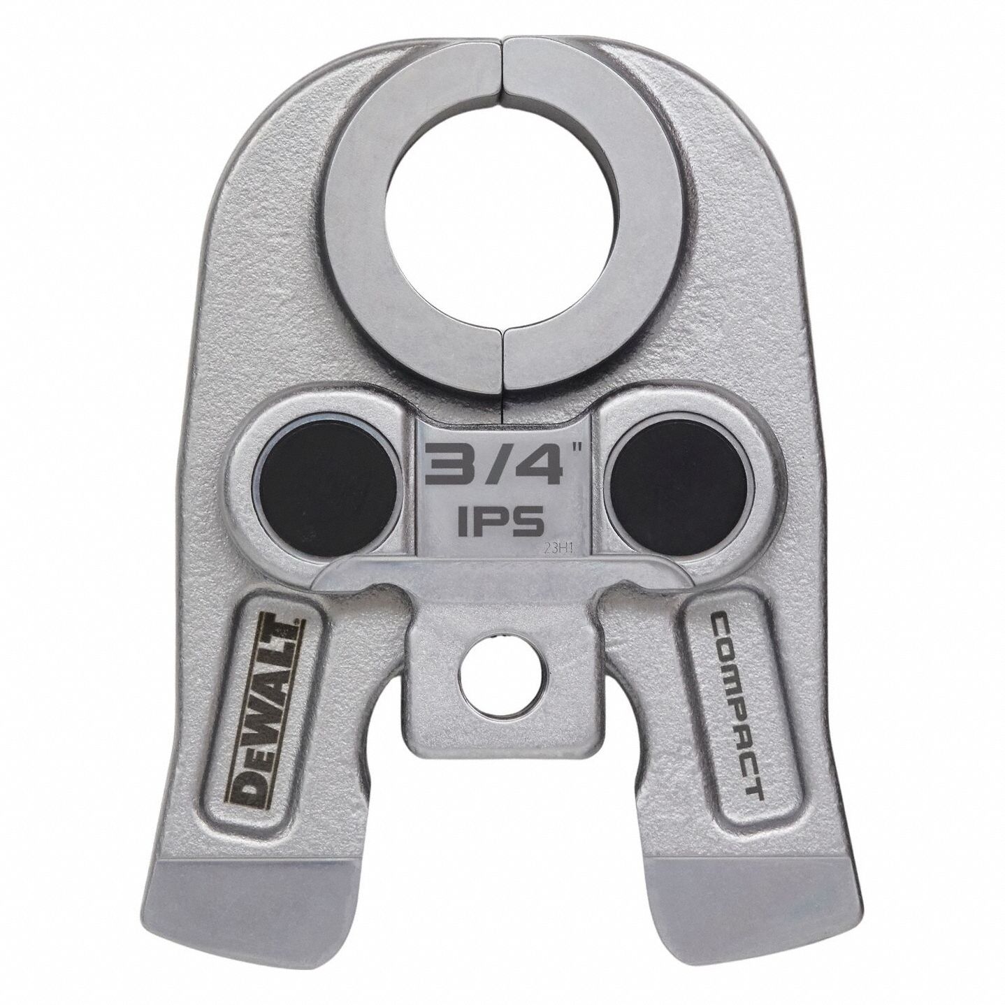 Press Jaws: 3/4 in Pipe, Black Iron/Carbon Steel, Compact Tool Types