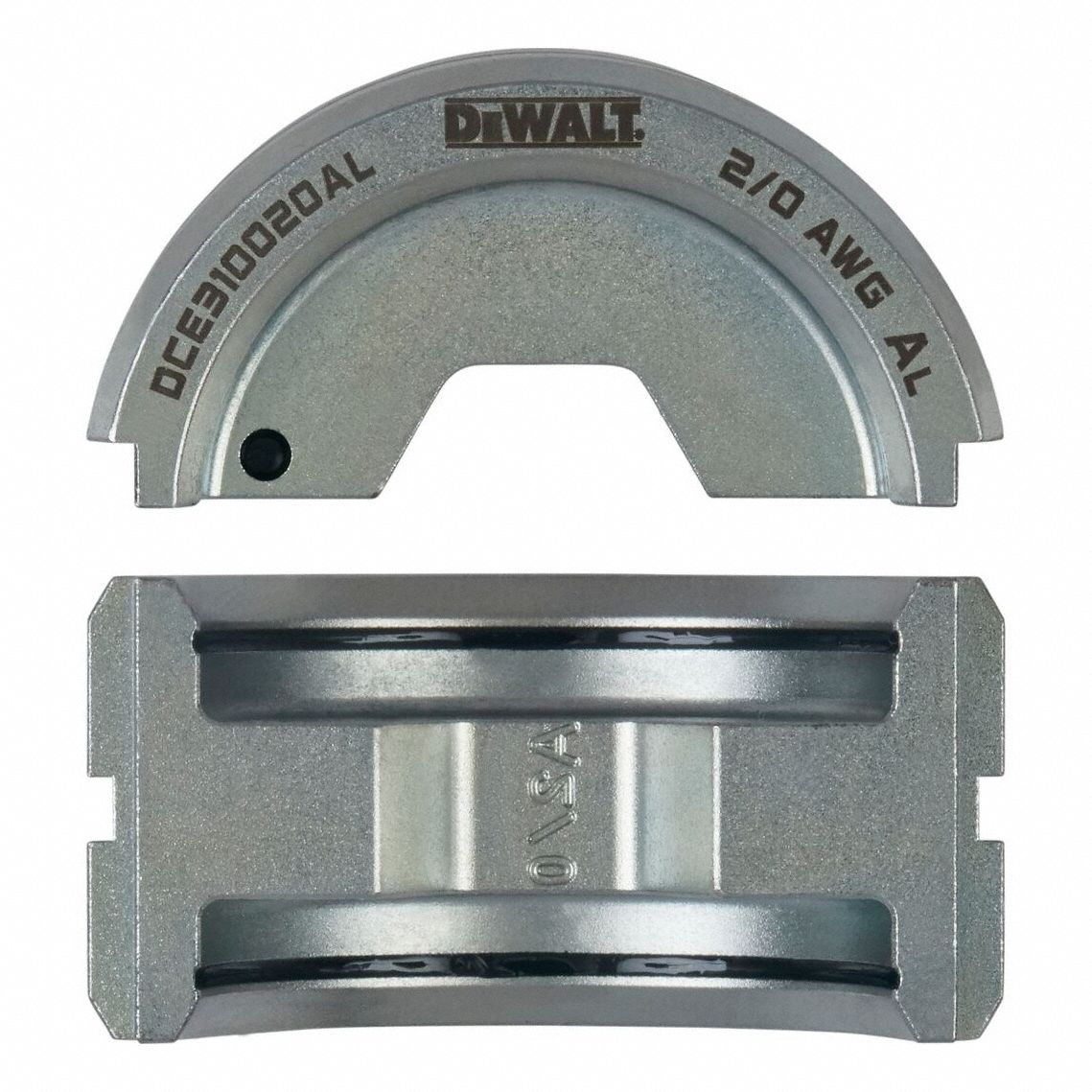 Die Set: For DCE310, U-Die, 2/0 AWG Aluminum U-Die