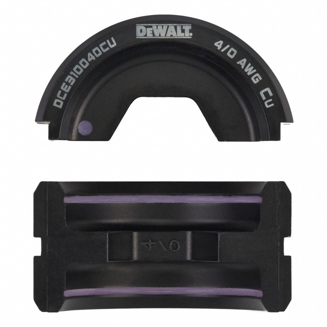 Die Set: For DCE310, U-Die, 4/0 AWG Copper U-Die