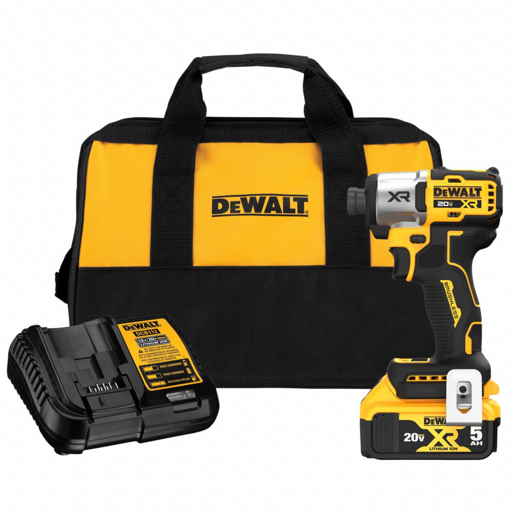 Impact Driver Kit: 1, 825 in-lb Max. Torque, 3, 400 RPM No Load Speed, 4, 200 ipm Impacts per Minute
