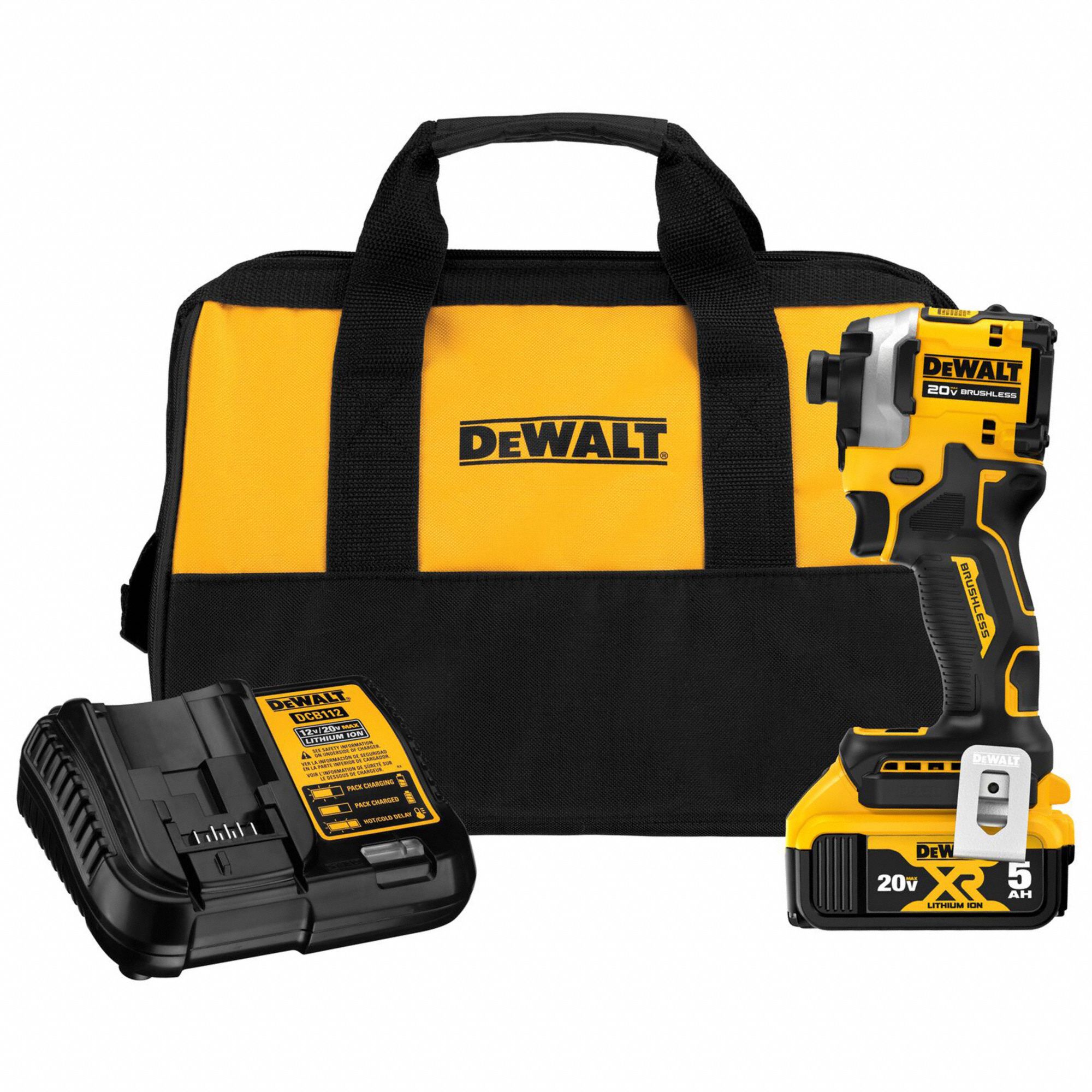 Impact Driver Kit: 1, 825 in-lb Max. Torque, 3, 250 RPM No Load Speed, 3, 800 ipm Impacts per Minute
