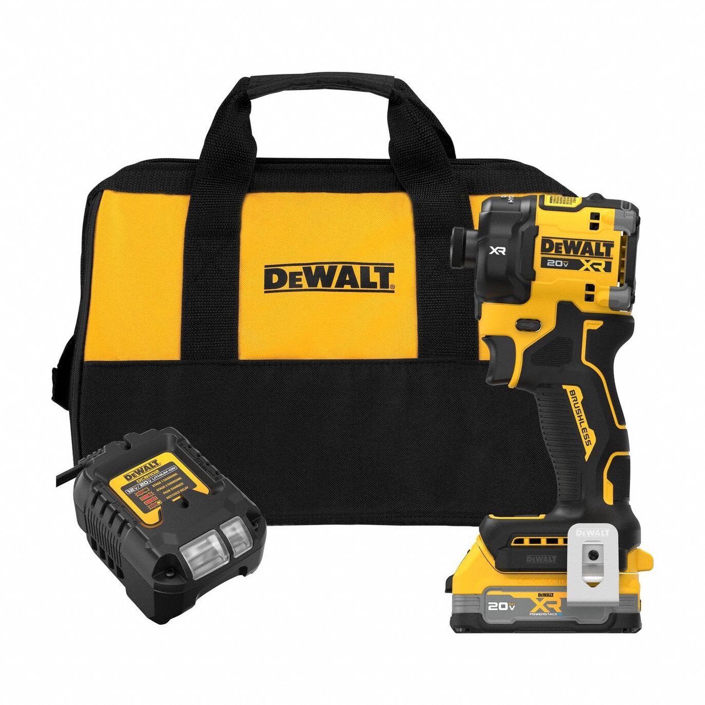 Impact Driver Kit: 500 in-lb Max. Torque, 3, 000 RPM No Load Speed, 4, 200 ipm Impacts per Minute