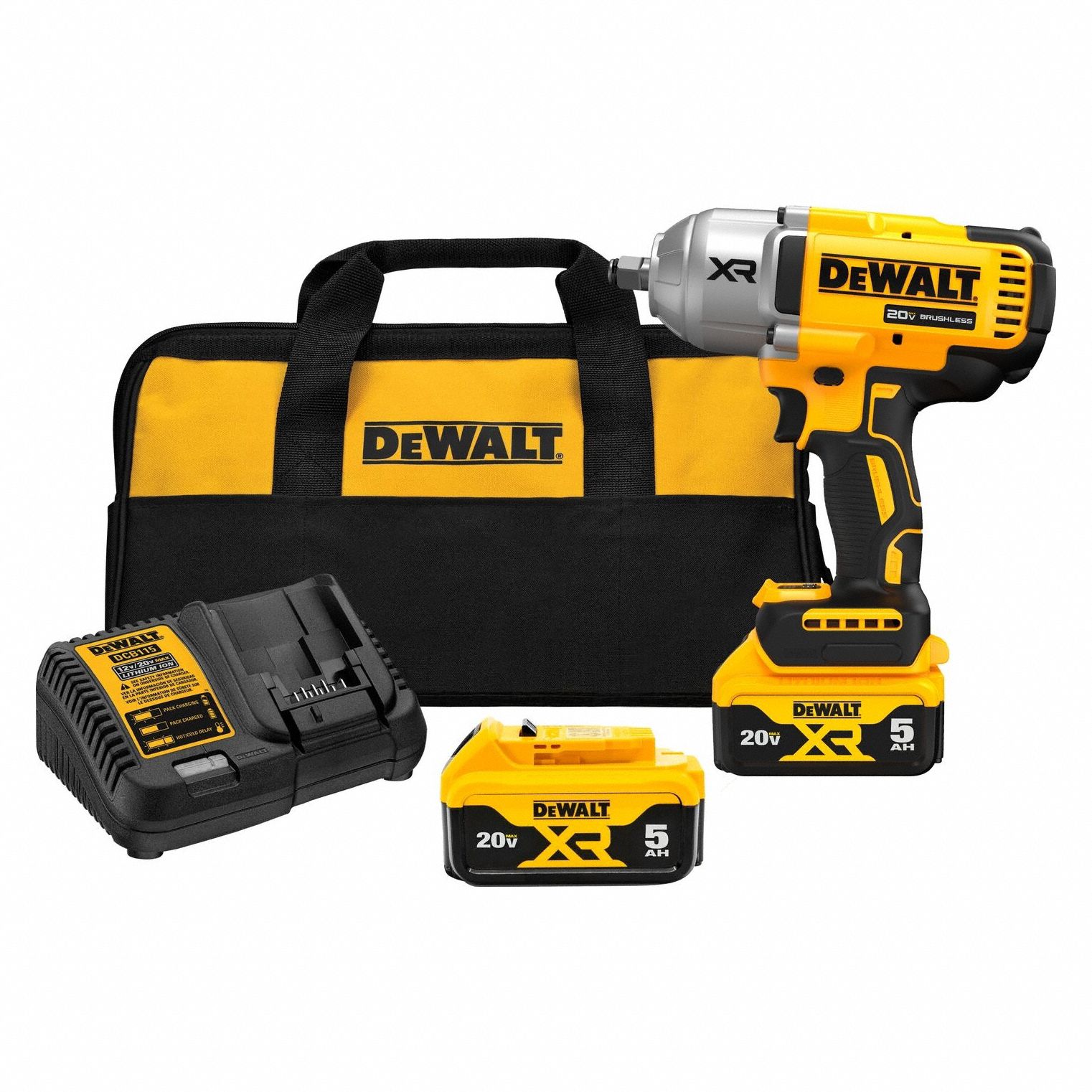 Impact Wrench: 1/2 in Drive Size, 1, 030 ft-lb Fastening Torque, 1, 400 ft-lb Breakaway Torque