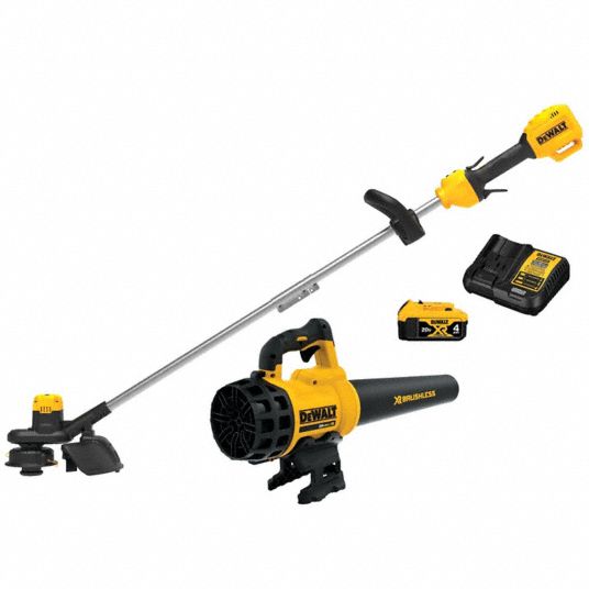 DEWALT 20V MAX Blower and Trimmer Battery Powered Combination Kit 814LR3 DCKO975M1 Grainger