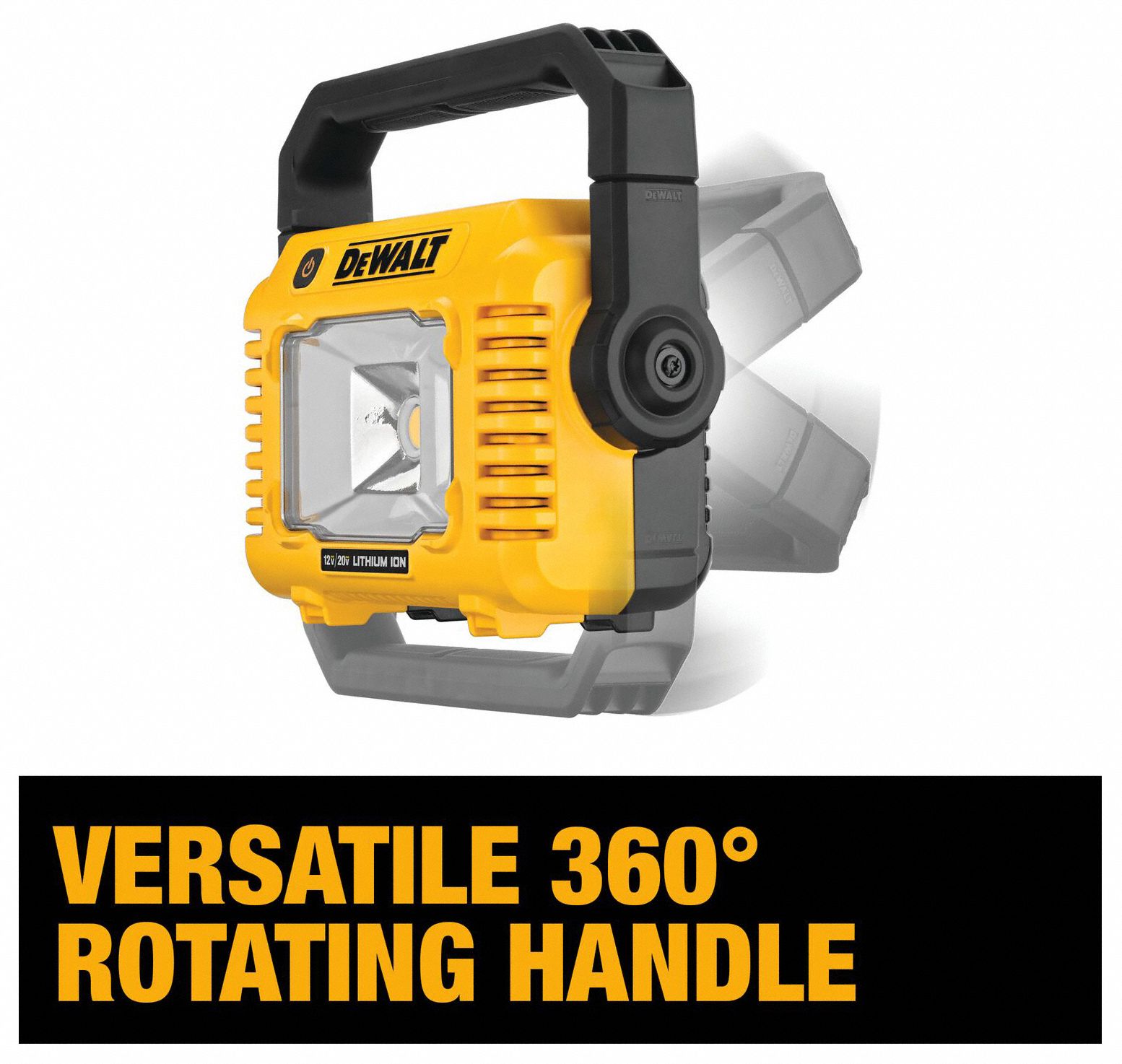 DEWALT Cordless Work Light 12V MAX*/20V MAX*, Bare Tool, 2,000 lm Max