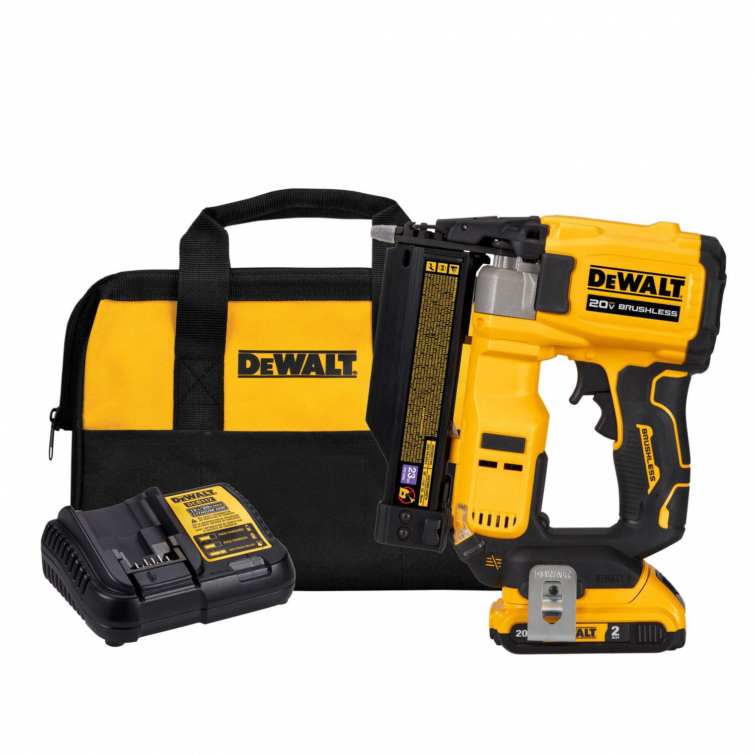 DEWALT, Finish, Sequential, Nail Gun Kit 783RW4DCN623D1 Grainger