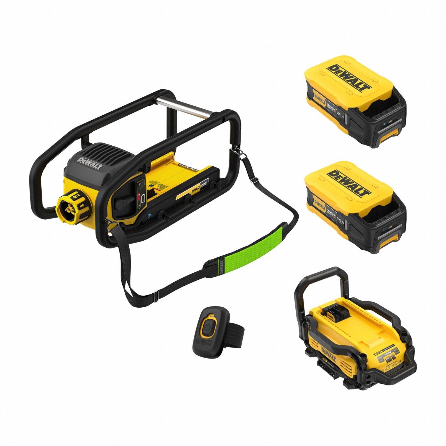 Concrete Vibrator: Powerpack, 12, 000 vpm Vibrations per Minute, Brushless Motor, 10.0 Ah