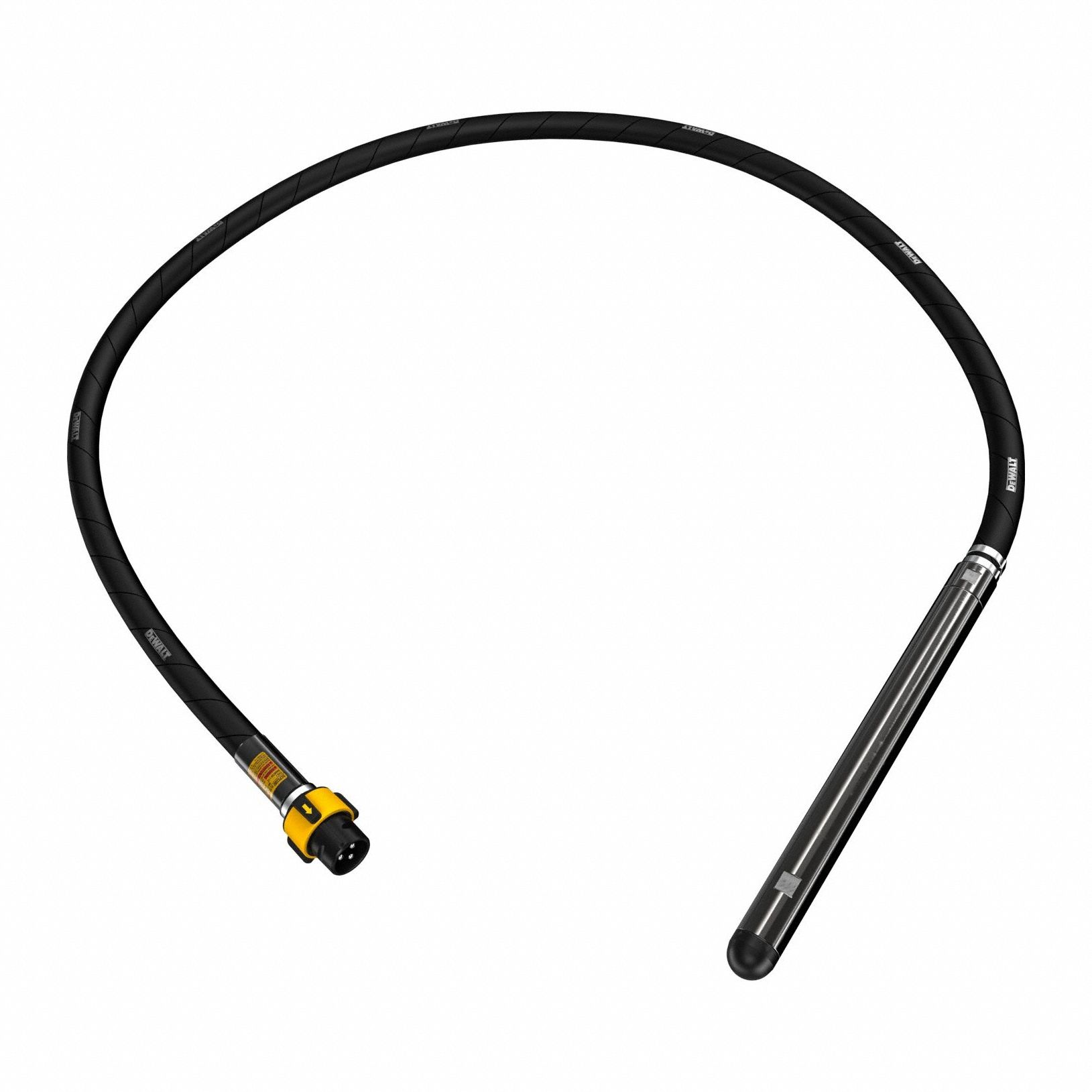 Vibrator Head: DCPS310/DCPS320, 7 ft Overall Lg, 1 1/2 in Overall Wd, Quick-Connect, Steel